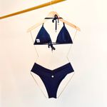CALCINHA ANA FIO DUPLO BIQUINI - AZUL MARINHO