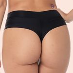 KIT FIO DUPLO CINTURA ALTA - PRETO/BRAN/CHOC