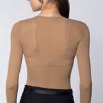 00845 CAMISETE LOBA FIO 60 - PO DE ARROZ