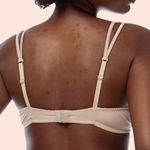 SUTIÃ PUSH-UP COM BOJO E ARO INTEIRIÇO EM MICROFIBRA - CHOCOLATE