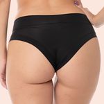 KIT CALCINHA MICROFIBRA BASICO SEM ELÁSTICO - COM 03 PEÇAS - PRETO/ROMANCE/CHOCOLATE