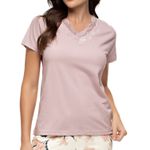 1901050 PIJAMA CAPRI ALGODAO PENTEADO - LILAS