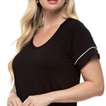 1901131 CAMISAO VISCOLYCRA - PRETA