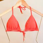TOP NARA CORTININHA BIQUINI - CORAL