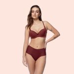 SUTIÃ REFORÇADO COM ALTA SUSTENTAÇÃO COM BOJO E ARO EM MICROFIBRA - SENSUALE