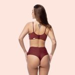 SUTIÃ REFORÇADO COM ALTA SUSTENTAÇÃO COM BOJO E ARO EM MICROFIBRA - SENSUALE