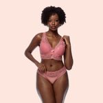 SUTIÃ COM ALÇAS LARGAS COM BOJO E ARO EM RENDA - SANDIA