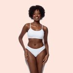 CALCINHA TANGA MICROFIBRA - BRANCO