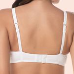 SUTIÃ PUSH-UP COM BOJO E ARO EM MICROFIBRA - BRANCO