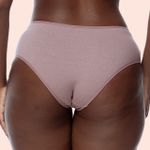 KIT CALÇOLA EM ALGODÃO - COM 03 PEÇAS - CHOCOLATE/MESCLA/SATIN