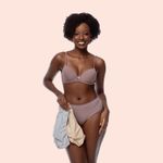 KIT CALÇOLA EM ALGODÃO - COM 03 PEÇAS - CHOCOLATE/MESCLA/SATIN