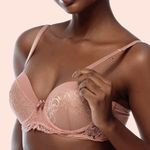 SUTIÃ TOMARA QUE CAIA COM BOJO E COM ARO EM RENDA E MICROFIBRA - CALLAS