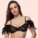 0667 SUTIA RENDA OMBREIRAS - PRETO