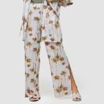 CALÇA PANTALONA ESTAMPADA PALMEIRAS - ESTAMPADO