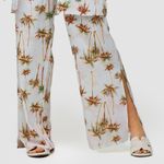 CALÇA PANTALONA ESTAMPADA PALMEIRAS - ESTAMPADO