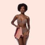 KIT CALCINHA MICROFIBRA FIO DUPLO CÓS EM RENDA - COM 03 PEÇAS - CALLAS/CASTANHO/SENSUALE