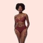 SUTIÃ MEIA TAÇA COM BOJO E ARO EM MICROFIBRA - SENSUALE