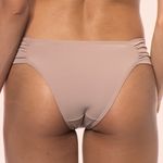 CALCINHA BIQUINI LATERAIS FRANZIDAS - CHOCOLATE