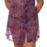 BABY DOLL TRANSPARENTE SEXY TULE VINHO - ESTAMPADO