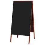 Cavalete de Calçada 120x60cm de Madeira - Preto Fosco