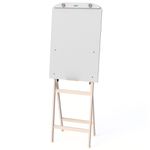 Flip Chart Quadro Branco Soft 60x90cm De Madeira - Carvalho