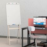 Flip Chart Quadro Branco Soft 60x90cm De Madeira - Carvalho