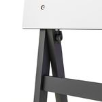 Flip Chart Quadro Branco Soft 60x90cm De Madeira - Preto