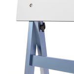 Flip Chart Quadro Branco Soft 60x90cm De Madeira - Cinza