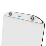 Flip Chart Quadro Branco Soft 60x90cm De Madeira - Preto