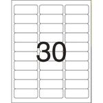 Etiqueta Carta Inkjet Laser 6180 100 Folhas 25.4 x 66.7mm Pimaco 