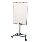 Flip Chart Magnético 70x100cm Com Rodízio Giratório