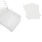Fichário de Mesa 5x8 com Tampa Mais Kit de Divisórias - Branco