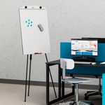 Flip Chart Quadro Branco Magnético 60x90cm Tripé Retrátil 