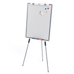 Flip Chart Quadro Branco Office Magnético 67x90cm Tripé Retrátil