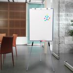Flip Chart Quadro Branco Office Magnético 67x90cm Tripé Retrátil