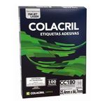 Etiqueta Inkjet Laser A4 Branca 25,4 X 66,7 mm 1000 Fls CC180