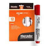 Caneta Pincel para Quadro Branco Jocar Office Tinta Vermelho