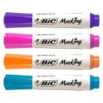 Caneta Pincel Para Quadro Branco Bic Marking Fashion 04 Cores