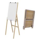 Flip Chart Soft Dobrável 57x88cm Quadro Branco E Porta Bloco
