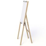 Flip Chart Soft Dobrável 57x88cm Quadro Branco E Porta Bloco