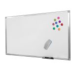 Quadro Branco Magnético Office 120x90 cm Aço Alumínio