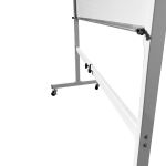 Kit Quadro Branco Magnético Office 120x90cm Aço Alumínio Com Suporte Universal