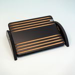 Apoio para os Pés Ergonômico com Regulagem de Altura Preto