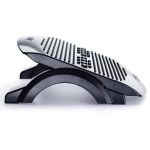  Apoio Para Pés Ergonômico Ajustável Preto Antiderrapante