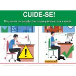  Apoio Para Pés Ergonômico Ajustável Preto Antiderrapante
