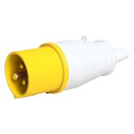 PLUG 2P+T 16A 4H Amarelo OMG-3074