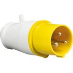 PLUG 2P+T 16A 4H Amarelo OMG-3074