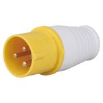 PLUG 2P+T 16A 4H Amarelo OMG-3074