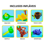 Piscina Inflável Playground Bichinhos Ômega