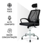 Cadeira Giratória Presidente OT-OC2 Preta Ômega
